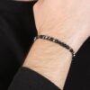 Bracciale Uomo Luca Barra Con Ematite Grigia E Pietre Nere E Elementi In Acciaio 7 - Verre Gioielli Bracciale Uomo Luca Barra Con Ematite Grigia E Pietre Nere E Elementi In Acciaio 3 Verre Gioielli - l'istituzione del gioiello