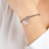 Bracciale Donna Luca Barra In Acciaio Doppio Filo E Cuore Con Cristalli Bianchi 7 - Verre Gioielli Bracciale Donna Luca Barra In Acciaio Doppio Filo E Cuore Con Cristalli Bianchi 3 Verre Gioielli - l'istituzione del gioiello