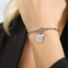 Bracciale Donna Luca Barra In Acciaio Con Quadrifoglio E Cristalli Bianchi 7 - Verre Gioielli Bracciale Donna Luca Barra In Acciaio Con Quadrifoglio E Cristalli Bianchi 3 Verre Gioielli - l'istituzione del gioiello