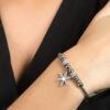 Bracciale Donna Luca Barra In Acciaio Con Fiore Della Vita E Cristalli Bianchi 7 - Verre Gioielli Bracciale Donna Luca Barra In Acciaio Con Fiore Della Vita E Cristalli Bianchi 3 Verre Gioielli - l'istituzione del gioiello