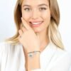 Bracciale Donna Luca Barra In Acciaio Con Quadrifoglio E Cristalli Bianchi Con Piastra Incisa 6 - Verre Gioielli Bracciale Donna Luca Barra In Acciaio Con Quadrifoglio E Cristalli Bianchi Con Piastra Incisa 2 Verre Gioielli - l'istituzione del gioiello