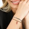 Bracciale Donna Luca Barra In Acciaio Con Elementi Neri E Cornetto Smaltato Rosso 7 - Verre Gioielli Bracciale Donna Luca Barra In Acciaio Con Elementi Neri E Cornetto Smaltato Rosso 3 Verre Gioielli - l'istituzione del gioiello