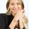 Bracciale Donna Luca Barra In Acciaio Con Elementi Neri E Cornetto Smaltato Rosso 6 - Verre Gioielli Bracciale Donna Luca Barra In Acciaio Con Elementi Neri E Cornetto Smaltato Rosso 2 Verre Gioielli - l'istituzione del gioiello