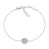 Bracciale Donna Amen In Argento 925 Con Quadrifoglio E Zirconi Bianchi