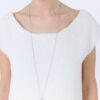 Collana Donna Chiama Angeli Luca Barra In Acciaio Con Cuore Rosato 1 Verre Gioielli - l'istituzione del gioiello
