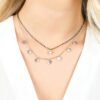 Collana Donna Luca Barra In Acciaio Doppio Filo Con Ip Nero E Cuori E Cristalli Bianchi 6 - Verre Gioielli Collana Donna Luca Barra In Acciaio Doppio Filo Con Ip Nero E Cuori E Cristalli Bianchi 2 Verre Gioielli - l'istituzione del gioiello