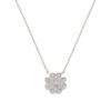 Collana Donna Amen In Argento 925 Con Quadrifoglio E Zirconi Bianchi