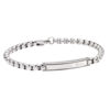 Bracciale Uomo Bliss In Acciaio E Diamanti 0.005 Ct