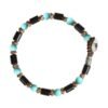 Bracciale Uomo Gerba Fashionable Con Onice Nera E Aulite E Argento 925 1 Verre Gioielli - l'istituzione del gioiello