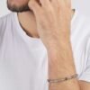 Bracciale Uomo Stroili In Acciaio Con Inserti In Ematite Nera 2 Verre Gioielli - l'istituzione del gioiello