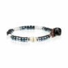 Bracciale Uomo Gerba Lab Ceramic Con Argento 925 E Ceramica Blu E Murrina 1 - Verre Gioielli Bracciale Uomo Gerba Lab Ceramic Con Argento 925 E Ceramica Blu E Murrina