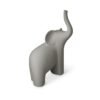 Scultura Lineasette Elefante Indiano In Gres Porcellanato Ardesia 2 Verre Gioielli - l'istituzione del gioiello