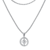 Collana Uomo Luca Barra In Acciaio Con Rosa Dei Venti Doppio Filo 6 - Verre Gioielli Collana Uomo Luca Barra In Acciaio Con Rosa Dei Venti Doppio Filo 2 Verre Gioielli - l'istituzione del gioiello