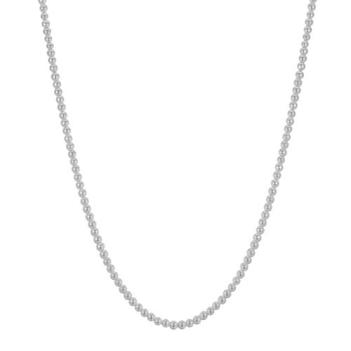 Collana Uomo Luca Barra Con Perle Grigie 3 - Verre Gioielli Collana Uomo Luca Barra Con Perle Grigie