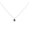 Collana Donna Punto Luce Stroili In Argento 925 Con Cubic Zirconia Nero