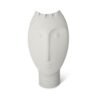 Vaso Moai Linea Sette in Gres Porcellanato Bianco 2 - Verre Gioielli Vaso Moai Linea Sette in Gres Porcellanato Bianco