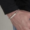 Bracciale Uomo Luca Barra In Acciaio Con Piastra Personalizzabile 6 - Verre Gioielli Bracciale Uomo Luca Barra In Acciaio Con Piastra Personalizzabile 2 Verre Gioielli - l'istituzione del gioiello