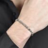 Bracciale Uomo Luca Barra In Acciaio Con Ematite Silver 5 - Verre Gioielli Bracciale Uomo Luca Barra In Acciaio Con Ematite Silver 1 Verre Gioielli - l'istituzione del gioiello