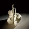 Scultura Lineasette Elefante Cucciolo In Gres Porcellanato Grigio 4 Verre Gioielli - l'istituzione del gioiello