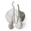 Scultura Lineasette Elefante Cucciolo In Gres Porcellanato Grigio 3 Verre Gioielli - l'istituzione del gioiello