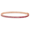 Bracciale Donna Stroili Tennis In Argento 925 Rosato Con Cubic Zirconia Rosa 1 Verre Gioielli - l'istituzione del gioiello