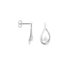 Orecchini Donna Stroili In Argento 925 A Goccia Con Zirconi Bianchi 2 Verre Gioielli - l'istituzione del gioiello