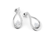 Orecchini Donna Stroili In Argento 925 A Goccia Con Zirconi Bianchi 1 Verre Gioielli - l'istituzione del gioiello
