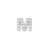 Mono Orecchino Donna Stroili In Argento 925 Con Lettera M E Cubic Zirconia Bianchi 1 - Verre Gioielli Mono Orecchino Donna Stroili In Argento 925 Con Lettera M E Cubic Zirconia Bianchi