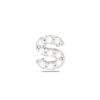 Mono Orecchino Donna Stroili In Argento 925 Con Lettera S E Cubic Zirconia Bianchi 2 - Verre Gioielli Mono Orecchino Donna Stroili In Argento 925 Con Lettera S E Cubic Zirconia Bianchi