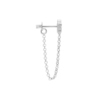 Mono Orecchino Donna Stroili In Argento 925 Con Stella E Cubic Zirconia Bianchi 2 Verre Gioielli - l'istituzione del gioiello