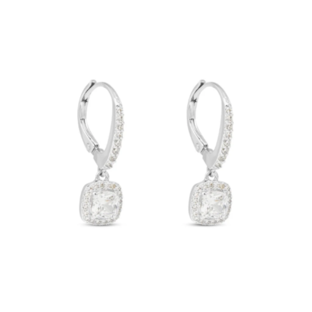 Orecchini A Cerchio Larghi SILVEGO In Argento 925 Rodiato – Senza Nichel – 5x16 Mm – Confezione Regalo