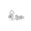 Orecchini Donna Stroili In Argento 925 A Chiave E Cuore Con Cubic Zirconia Bianchi 1 Verre Gioielli - l'istituzione del gioiello