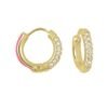 Orecchini Donna Stroili A Cerchio In Argento 925 Dorato Con Cubic Zirconia Bianchi E Smalto Rosa 6 - Verre Gioielli Orecchini Donna Stroili A Cerchio In Argento 925 Dorato Con Cubic Zirconia Bianchi E Smalto Rosa 2 Verre Gioielli - l'istituzione del gioiello