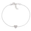 Bracciale Donna Amen In Argento 925 Con Cuore E Zirconi Bianchi