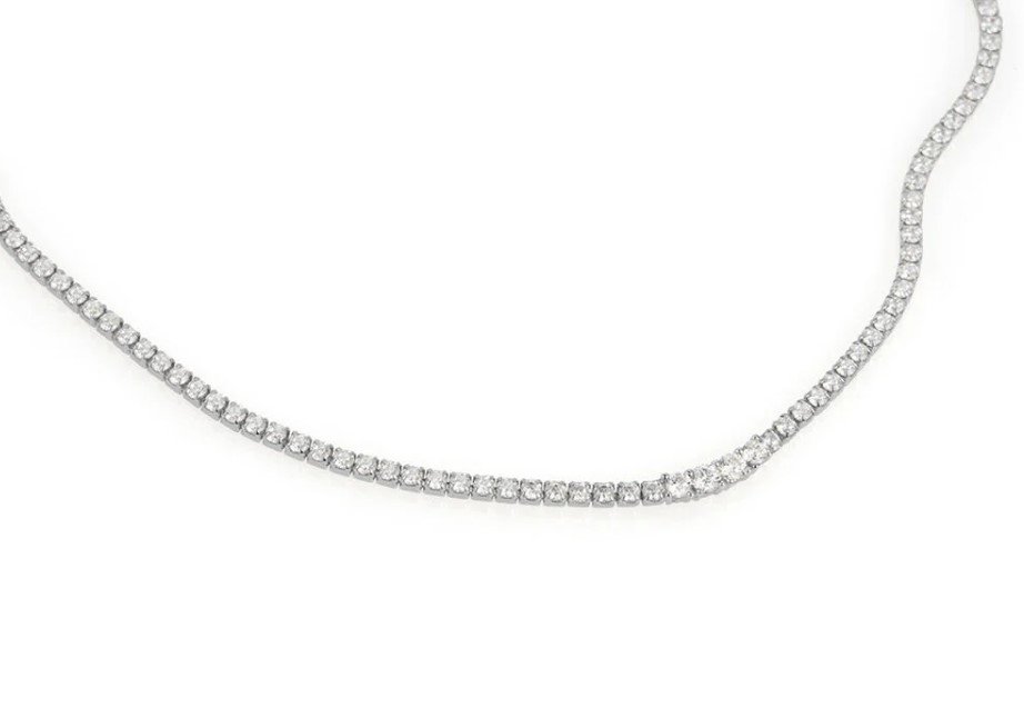 Brandlinger ® Orecchini (paio) D'argento Sterling 925, Creoli Con - Foto 3