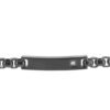 Bracciale Uomo Stroili In Acciaio Nero Con Zircone Bianco 5 - Verre Gioielli Bracciale Uomo Stroili In Acciaio Nero Con Zircone Bianco 1 Verre Gioielli - l'istituzione del gioiello