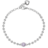 Bracciale Donna Brosway In Acciaio Con Cristallo Ametista 1 - Verre Gioielli Bracciale Donna Brosway In Acciaio Con Cristallo Ametista