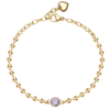 Bracciale Donna Brosway In Acciaio Con Finitura Pvd In Oro Giallo 14 Kt E Cristallo Ametista 1 - Verre Gioielli Bracciale Donna Brosway In Acciaio Con Finitura Pvd In Oro Giallo 14 Kt E Cristallo Ametista