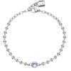 Bracciale Donna Brosway In Acciaio Con Cristallo Celeste 1 - Verre Gioielli Bracciale Donna Brosway In Acciaio Con Cristallo Celeste