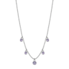 Collana Donna Brosway In Acciaio Con Cristalli Ametista Pendenti 1 - Verre Gioielli Collana Donna Brosway In Acciaio Con Cristalli Ametista Pendenti