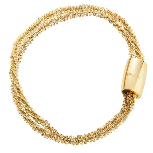 Bracciale Donna Breil In Acciaio Multifilo Lucido E Ip Dorato Magnetica System