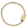 Bracciale Donna Breil In Acciaio Lucido E Perle Bianche Magnetica System