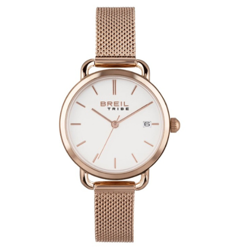 Orologio Donna Tribe Breil Solo Tempo Al Quarzo In Acciaio Rosato 3 - Verre Gioielli Orologio Donna Tribe Breil Solo Tempo Al Quarzo In Acciaio Rosato