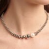 Collana Donna Brosway Con Sfere In Acciaio E Perla Di Conchiglia Perfect 5 - Verre Gioielli Collana Donna Brosway Con Sfere In Acciaio E Perla Di Conchiglia Perfect 1 Verre Gioielli - l'istituzione del gioiello