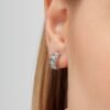 Mono Orecchino Brosway In Argento 925 Con Cubic Zirconia Turchesi Fancy 1 Verre Gioielli - l'istituzione del gioiello