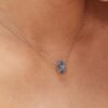 Charm Brosway In Argento 925 Con Cubic Zirconia Blu Ovali Fancy 1 Verre Gioielli - l'istituzione del gioiello