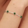 Bracciale Donna Brosway In Argento 925 Con Cubic Zirconia Verdi Baguette E Bianchi Fancy 5 - Verre Gioielli Bracciale Donna Brosway In Argento 925 Con Cubic Zirconia Verdi Baguette E Bianchi Fancy 1 Verre Gioielli - l'istituzione del gioiello
