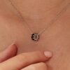 Charm Brosway In Argento 925 Con Cubic Zirconia Neri Ovali Fancy 1 Verre Gioielli - l'istituzione del gioiello