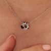 Charm Brosway In Argento 925 Con Cubic Zirconia Neri Baguette E Bianchi Quadrati Fancy 1 Verre Gioielli - l'istituzione del gioiello