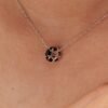Charm Brosway In Argento 925 Con Cubic Zirconia Neri Quadrati Fancy 1 Verre Gioielli - l'istituzione del gioiello